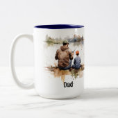 Gevist Tweekleurige Koffiemok (Links)