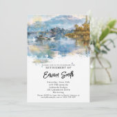 Gevist Uitnodiging voor gepensioneerden (Staand voorkant)