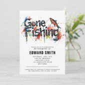 Gevist Uitnodiging voor gepensioneerden (Staand voorkant)