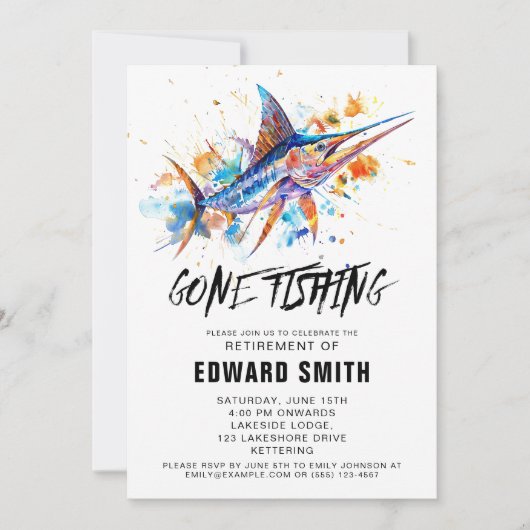 Gevist Uitnodiging voor gepensioneerden (Voorkant)