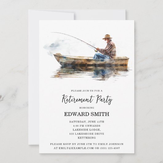 Gevist Uitnodiging voor gepensioneerden (Voorkant)