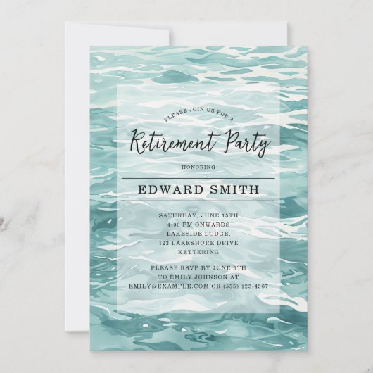 Gevist Uitnodiging voor gepensioneerden (Voorkant)