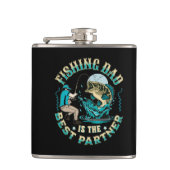 Gevist vader is de beste partner heupfles (Voorkant)