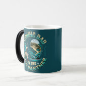 Gevist vader is de beste partner magische mok (Voorkant links)