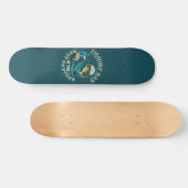 Gevist vader is de beste partner persoonlijk skateboard (Horizontaal)