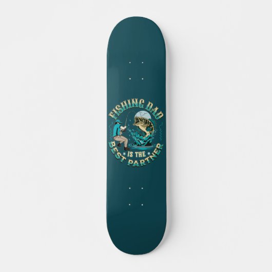 Gevist vader is de beste partner persoonlijk skateboard (Voorkant)