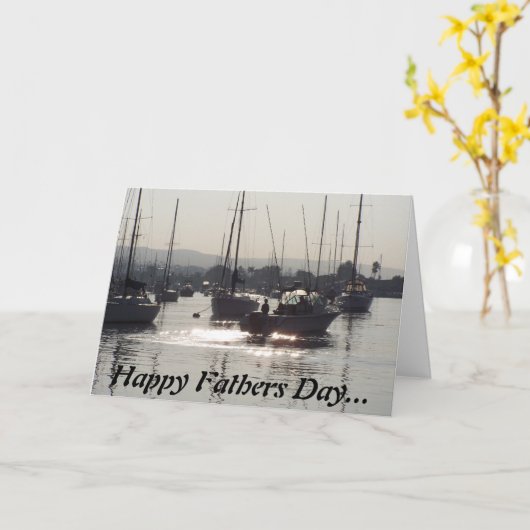 Gevist Vaderdag Kaart (Gele Bloem)