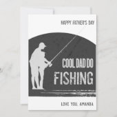 Gevist Vaderdag Kaarten Zwarte Visser (Voorkant)