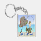 Gevist Vaderdag Sleutelhanger (Voorkant Links)