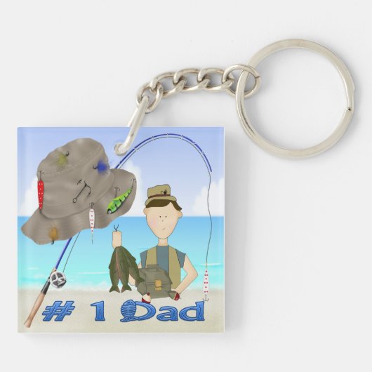 Gevist Vaderdag Sleutelhanger (Achterkant)