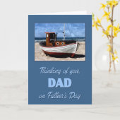 Gevist Vaderdag voor bootschilderen Kaart (Gele Bloem)