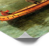 Gevist van een Canoe Poster (Hoek)