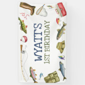 Gevist Verjaardag Achtergrond Ofishally Banner (Verticaal)