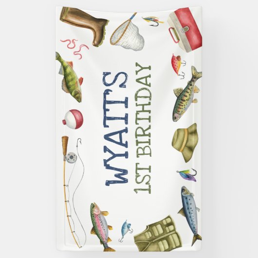 Gevist Verjaardag Achtergrond Ofishally Banner (Verticaal)