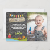 Gevist Verjaardag Dank u kaart Vist partij (Voorkant)