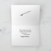 Gevist Verjaardag in woorden Kaart (Binnen)