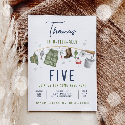 Gevist Verjaardag O-Fish-Ally De Grote Verjaardag Kaart