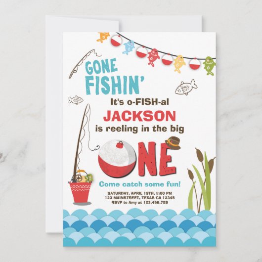 Gevist Verjaardag Uitnodiging Hout De grote (Voorkant)