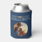 Gevist verjaardagscadeau voor opa blikjeskoeler (Blikje Voorkant)