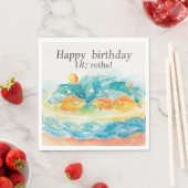 Gevist verjaardagsfeest voor Gevist liefhebbers Servet (Insitu)