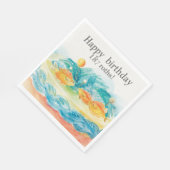 Gevist verjaardagsfeest voor Gevist liefhebbers Servet (Hoek)