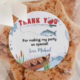 Gevist Verjaardagsfeestje Classic Ronde Sticker