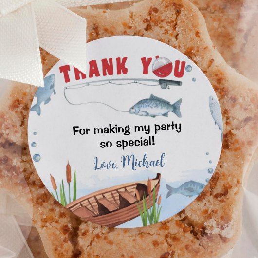 Gevist Verjaardagsfeestje Classic Ronde Sticker