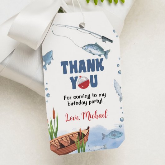 Gevist verjaardagsfeestje dank u Label Cadeaulabel