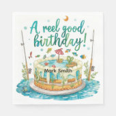 Gevist verjaardagsfeestje voor Gevist liefhebbers Servet (Voorkant)