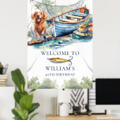 Gevist verjaardagsfeestje welkomstbord poster (Thuiskantoor)