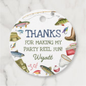 Gevist Verjaardagskring Favorietags Bedankjes Labels (Voorkant)