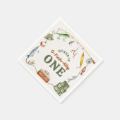 Gevist Verjaardagspapier servetten (Hoek)