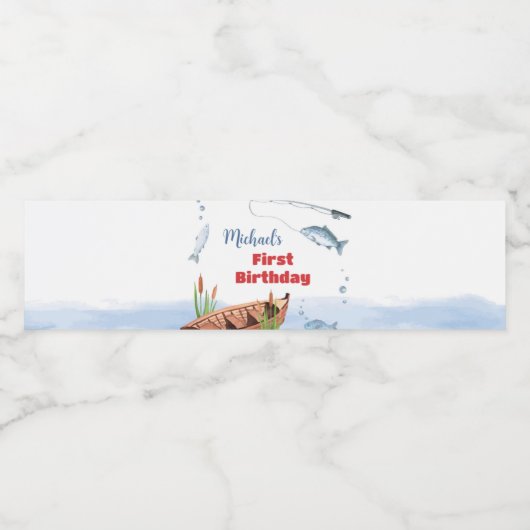 Gevist Verjaardagspartij Waterflesetiket Waterfles Etiket (Enkel label)