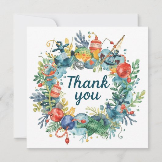 Gevist verjaardagsthema verslaafd aan plezier bedankkaart (Voorkant)