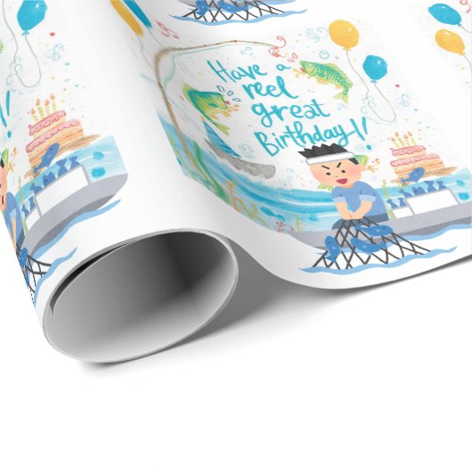 Gevist Verjaardagsthema voor geliefden Cadeaupapier (Rol Hoek)