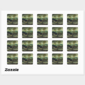 Gevist Vierkante Sticker (Vel)