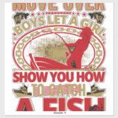 Gevist vis buiten sticker (Vel)