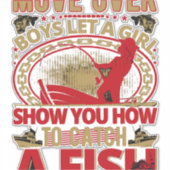 Gevist vis buiten sticker (Voorkant)