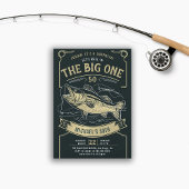 Gevist Vis Visser Volwassen Mannen 50ste Verjaarda Kaart