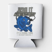 Gevist viscadeau blikjeskoeler (Voorkant)