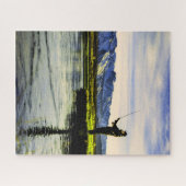 Gevist visherman legpuzzel (Horizontaal)