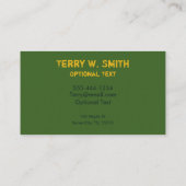 Gevist Visitekaartje (Achterkant)