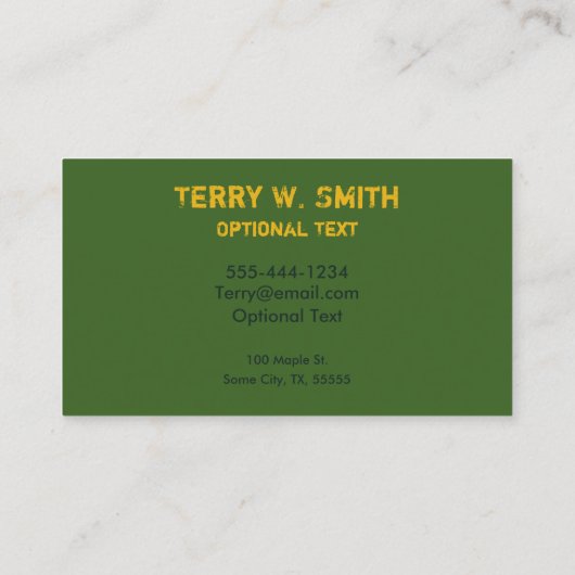 Gevist Visitekaartje (Achterkant)