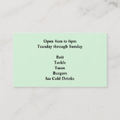 Gevist Visitekaartje (Achterkant)