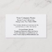 Gevist visitekaartje (Achterkant)