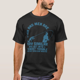 Gevist vissen en Mannen lijken erg op elkaar f T-shirt