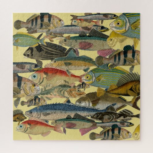 Gevist visser diep Zee Vist exotisch tropisch Legpuzzel (Verticaal)