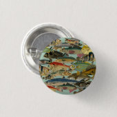 Gevist visser diep Zee Vist exotisch tropisch Ronde Button 3,2 Cm (Voorkant /achterkant)