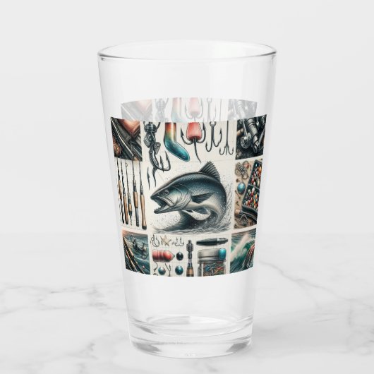 Gevist vistuig glas (Achterkant)