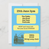 Gevist visvissers kaart (Achterkant)